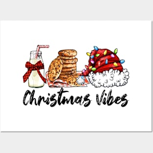 Funny Christmas Vibes Merry Xmas Family Squad Men Women Kids Posters and Art